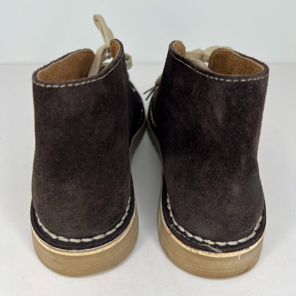 CI Factory Mens 1100 Brown Faux Suede Rubber Lace Up Size 40 Desert Boot - Picture 5 of 10